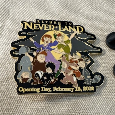 Disney Return To Neverland Opening Day 2002 Peter Pan/Lost Boys LE 2000 Pin