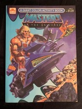 1985 Vintage / Masters of the Universe Giant Coloring Activity Book