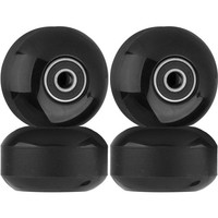 Skateboard Rollen 52Mm 95A Mit ABEC-9 Kugellager - Set Mit 4 Schwarzen RäDern