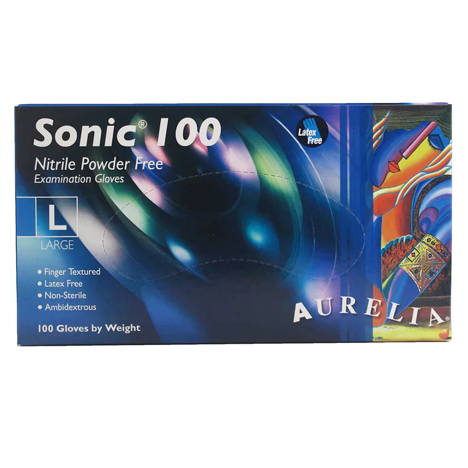 Aurelia Gloves Nitrile Powder Free 100 Large Gloves