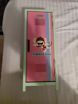 Vintage 90s/Y2K Style Mini Locker Limited Too Monkey Frog Cute Toy Storage