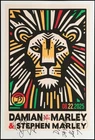 Autographed Damian & Stephen Marley Belly Up Aspen Scrojo Poster Signed Duo 2025