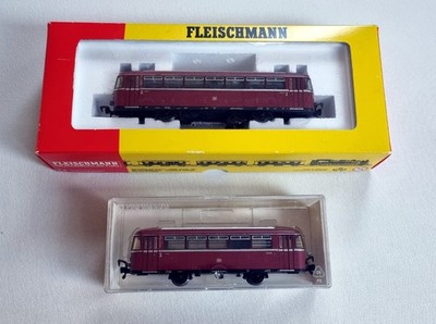 Fleischmann 4405 + 4406 Schienenbus in OVP - Neuwertig