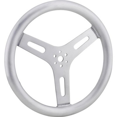 Speedway Pro-Grip Aluminum Steering Wheel, Flat, 15 Inch
