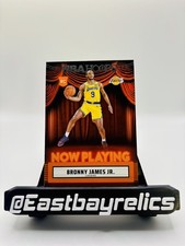 2024-25 Panini NBA Hoops Now Playing Bronny James Jr #13 Rookie RC  LA Lakers