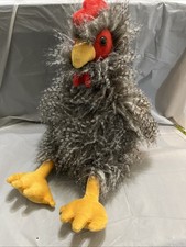 Juguete de peluche grande peludo Silkie granja gallo gallina pollo