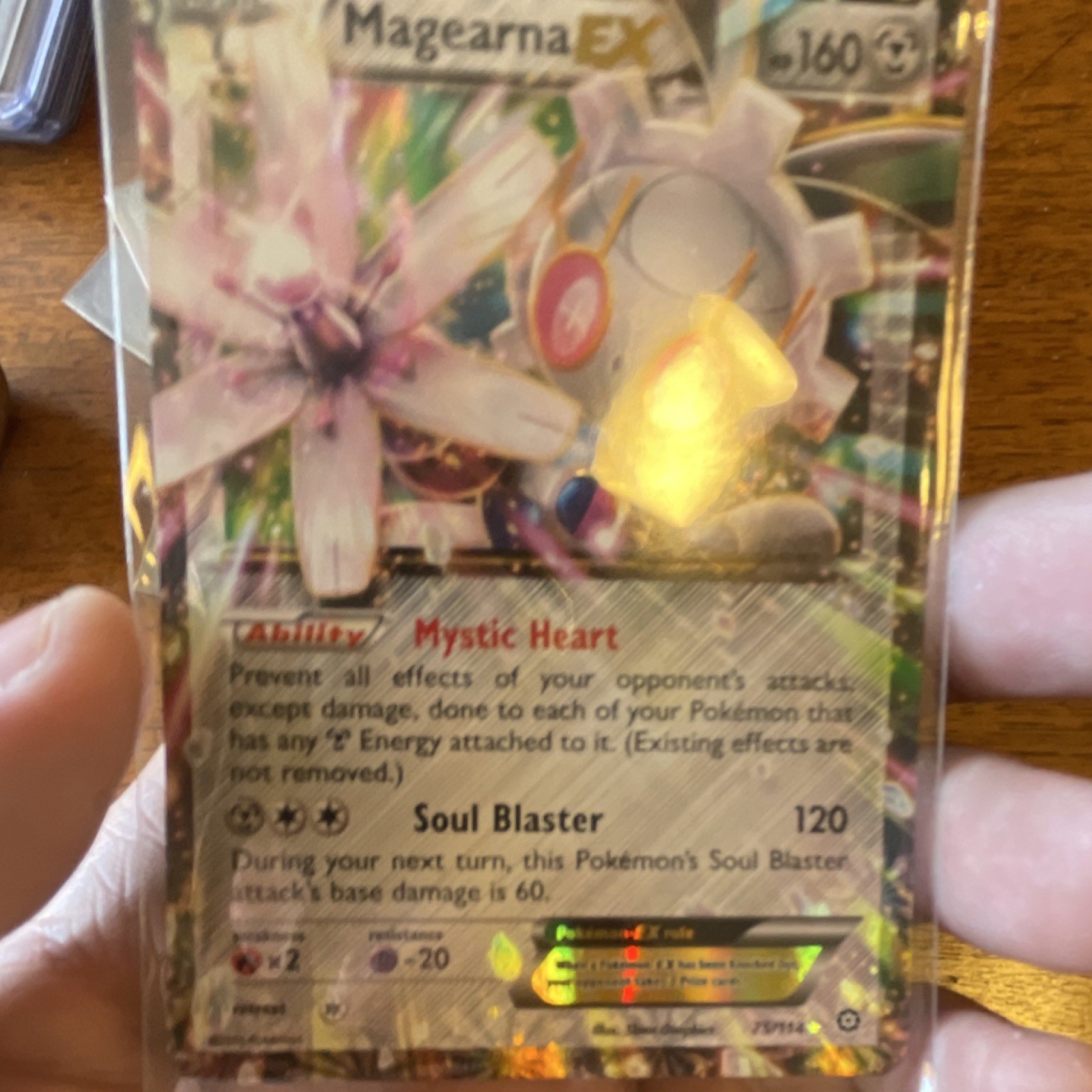Pokémon Magearna EX 75/114 Steam Siege Holo Ability English Card - EX Rule