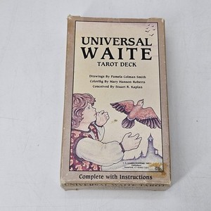 Vintage 1990 Universal Waite Tarot Deck Cards 70 Cards In Box 0-88079-496-8