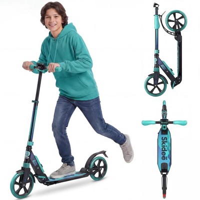 Scooter Adjustable Foldable Lightweight 220 Lb Aqua X3M CITY B&G Kick Skidee