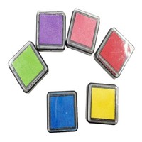 6 Farben Stempelkissen Stempel Partner Finger Malerei Diy Handwerk FüR Kinder