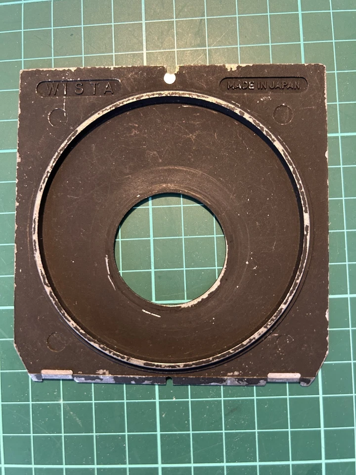 Wista Copal #0 Lens Board for Linhof Intrepid Camera. Used Condition - Image 2 of 2