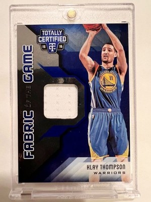 2015-16 Panini Totally Certified Fabric of Game Klay Thompson Jersey /99 #FG-KT