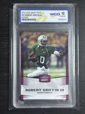 2012 Leaf Draft Pick, Robert Griffin III #40 Rookie Football Card WCG10 Gem Mint