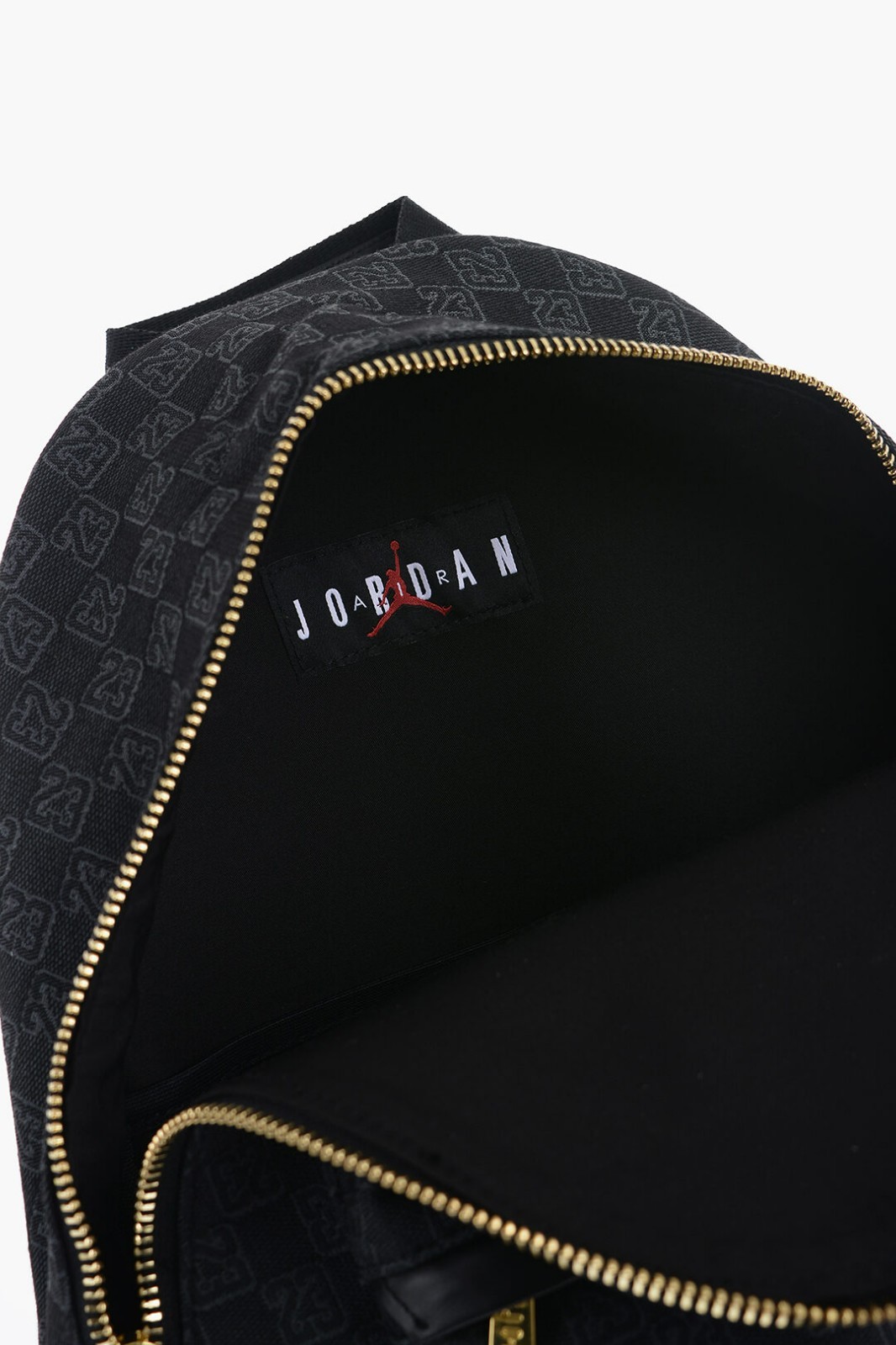 JORDAN Monogram Backpack + Duffle Bag Black & Gold NEW 100percent AUTHENTIC *Limited* image 2
