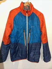 Ortovox Reversible Ski Jacket Swiss Wool Men's Medium Red Blue Full Zip