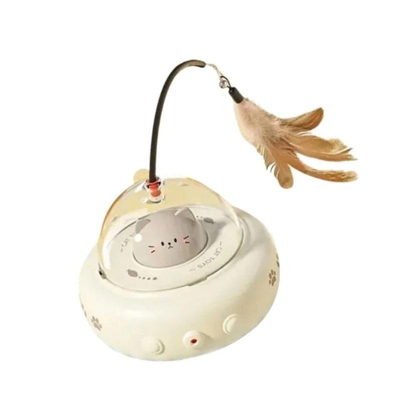 Retractable Cats Toy Automatic Rechargeable Kittens Toy Relieves Boring