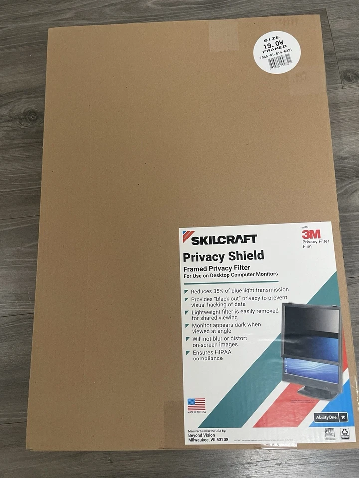 Filtro de privacidad para computadora con marco de 19 pulgadas - 3M Foto 3 de 3