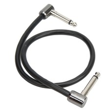 FC16 Effects Cable Right Angle Guitar Effect Cable Metal Connector 40cm