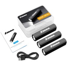 Mini Flashlight,Small Led Flashlight,Small Handheld Rechargeable Mini EDC Fla...