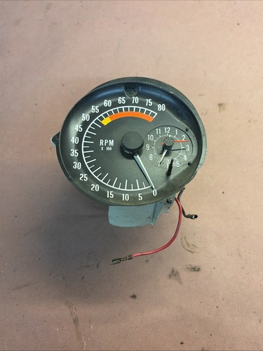 1973-1975 Pontiac Firebird Formula Trans Am 8k Tach Tachometer With Clock
