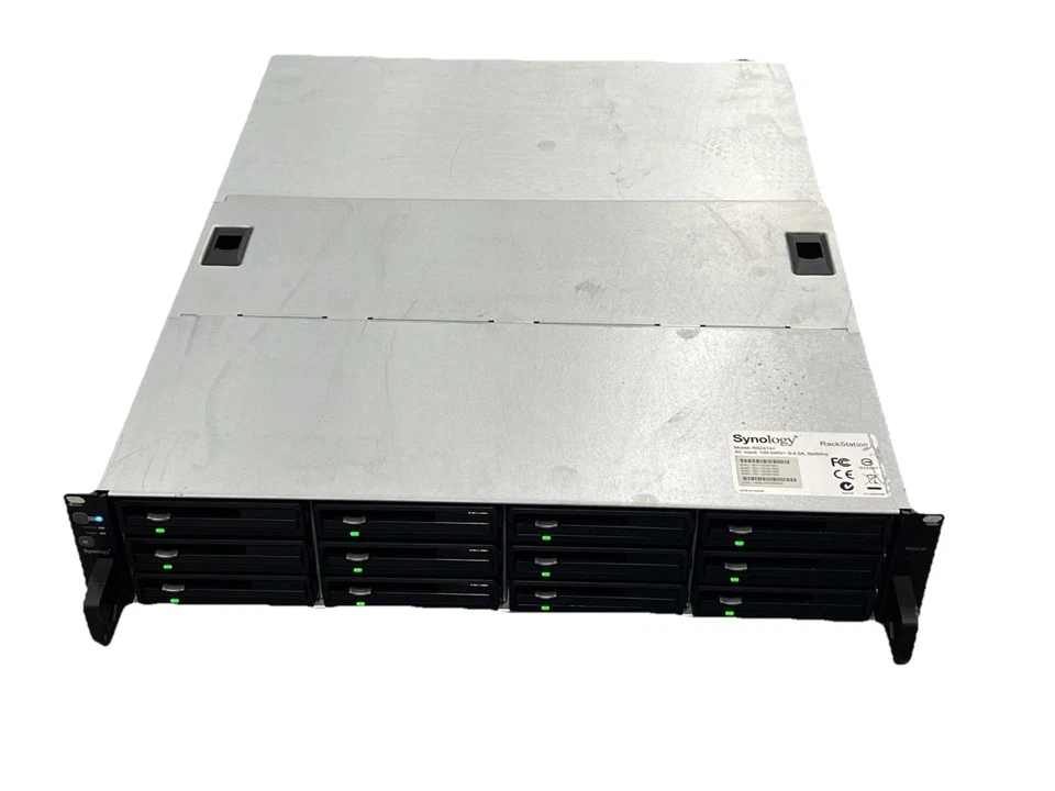 SYNOLOGY RS2414+ RACKSTATION SERVER 12 SLOT 2TB Each Slot 24TB HDD - Image 2 of 4