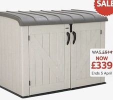 Lifetime Large 2190L Outdoor Garden Storage Shed Bin Bike Tool not Keter Max