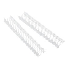 5000 Pack Standard Clothes Tagging Gun Fastener 0.4" Transparent Plastic Refills