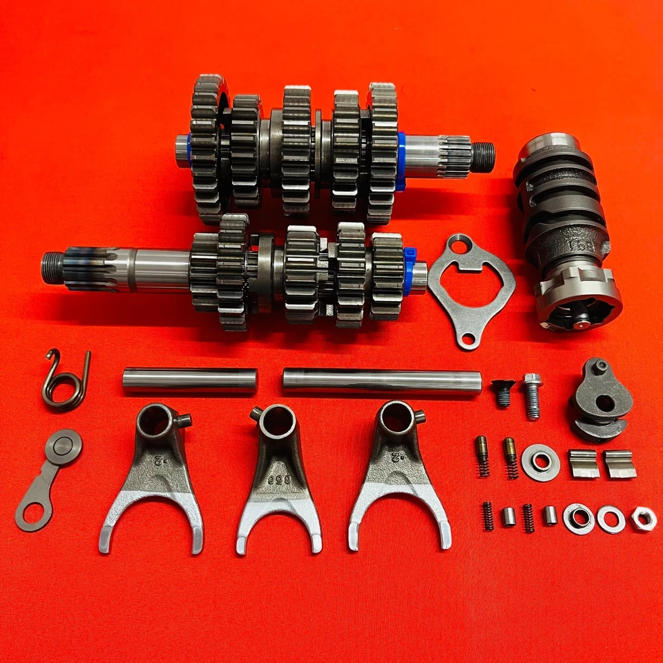 Caixa de engrenagens completa transmissão KX250F ORIGINAL DO FABRICANTE KAWASAKI KX 250 F (2017-2020) - Imagem 2 de 4