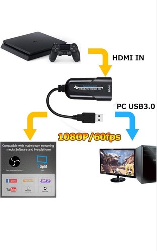 Carte de Capture Vidéo USB HDMI vers USB Enregistrement de Capture Audio Vidéo - Photo 5/6