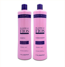 Cadiveu Plastica dos Fios Shampoo and Conditioner Home Care Kit 34oz 1L
