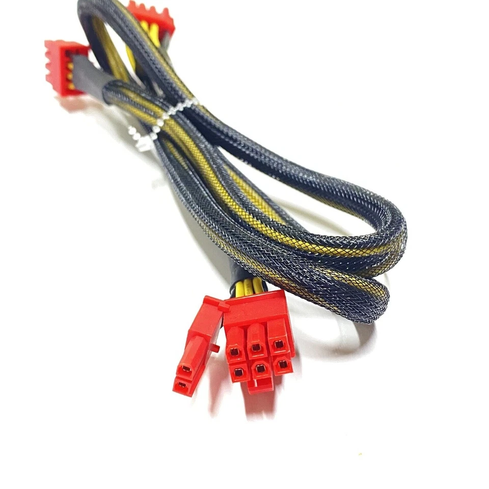 2 QTY PCI EXPRESS 8 PIN TO 2X 6+2 PIN PCIE POWER CABLE 33” - Image 4 of 4