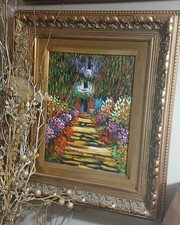 Reneissance gold frame canvas scenary painting