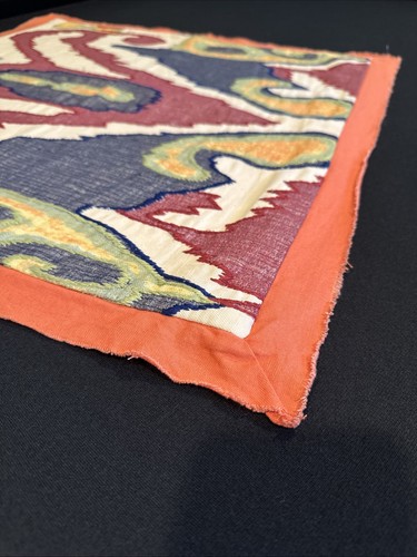 Pottery Barn Lafayette Ikat Pillow COVER Throw 24" Square Rare Vibrant Colors - Picture 9 of 18