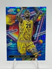 John Collins 2023-24 Topps Cosmic Chrome #130 Blue Moon Refractor /99 Jazz
