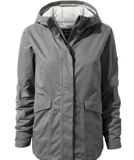 Craghoppers Womens Marla Aquadry Waterproof Jacket - Sz XS - Grey