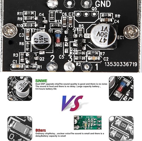 Professional Audio Mixer Live Sound Card and Audio Interface with DJ Mixer Effec - Picture 4 of 7