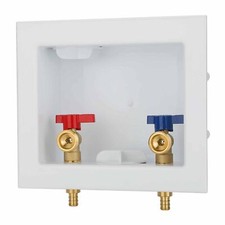 1 Pack Washing Machine Outlet Box Pex With Center Drain Inlet 1/2 Inch Pexb Cr