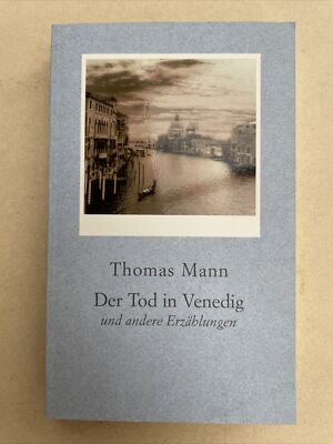 Buch Thomas Mann Der Tod in Venedig 