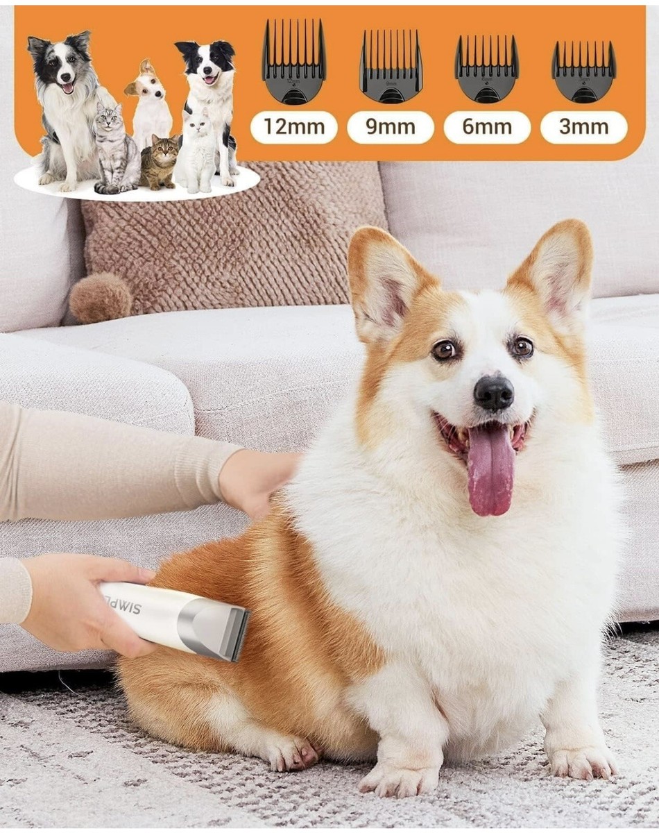 Dog Hair Remover Pet Grooming Vacuum Kit 6-in-1 Hair Clipper