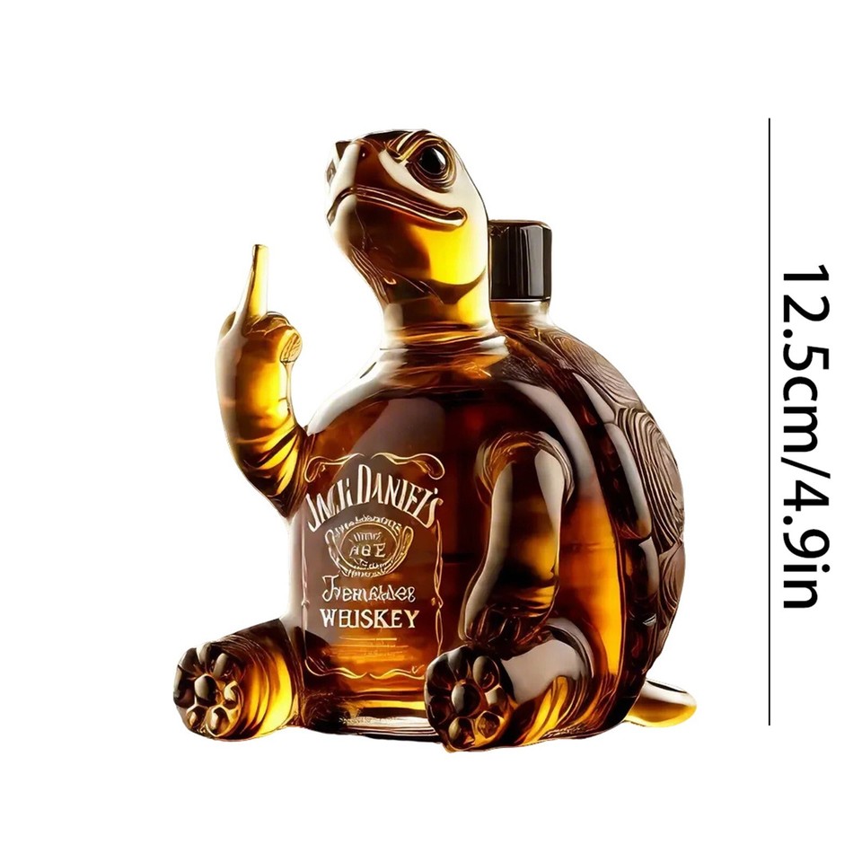 creativity-turtle-glass-vodka-shot-whiskey-wine-drinking-bottle