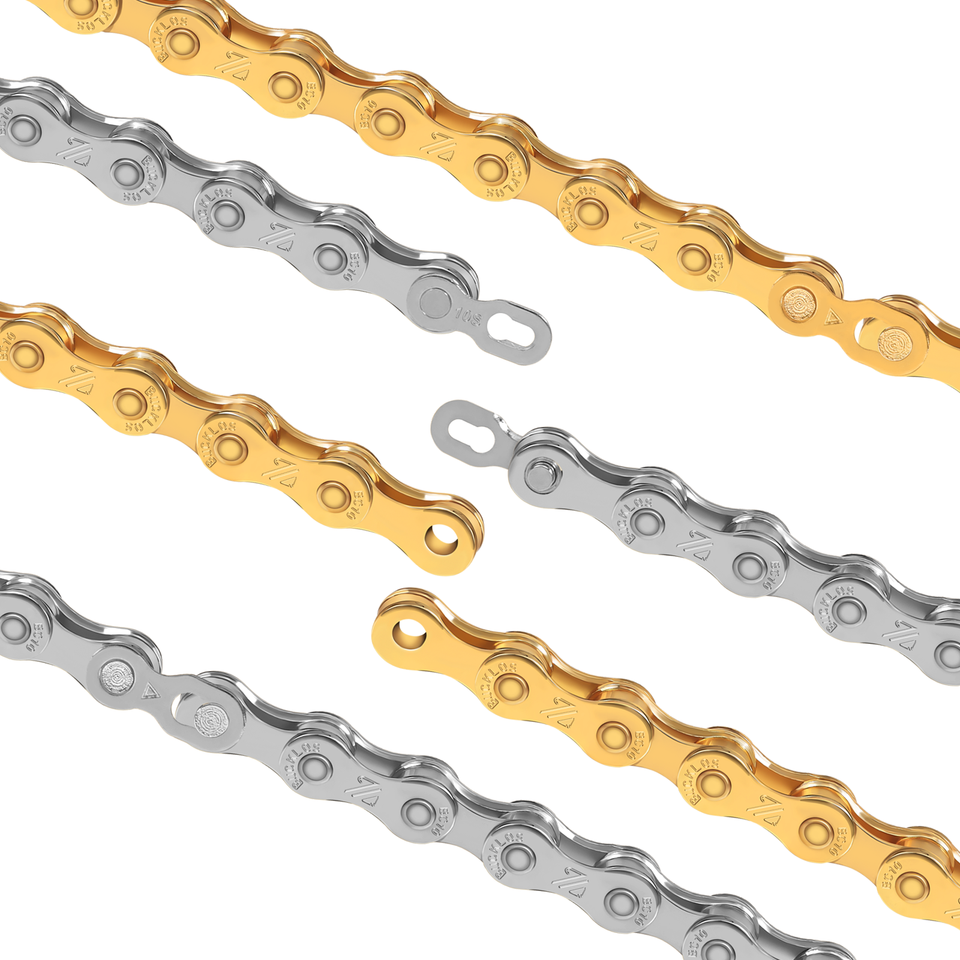 For KMC 8 9 10 11 12 Speed Road MTB Bike Chains 116 126 Links For ...