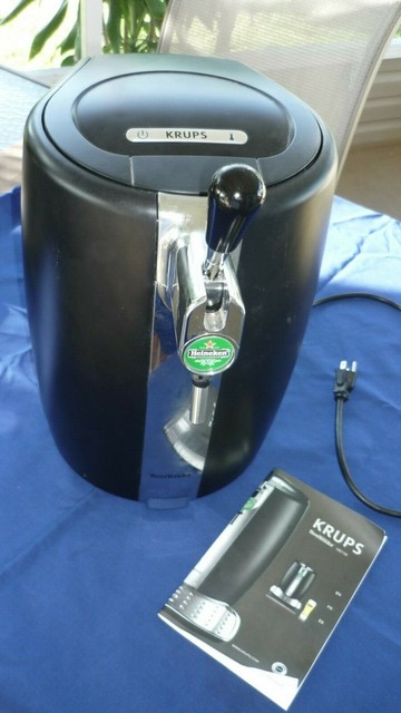 Krups Beertender Mini Keg Draft Beer Tap Vb215850 No Drip Tray For