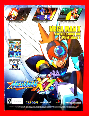 2003 MEGA MAN MEGAMAN X7 PlayStation 2 PS2 Capcom Video Game