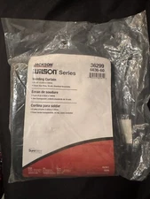 Jackson Wilson Series Welding Curtain 6' x 6' Green See Thru 14 Mil Standard