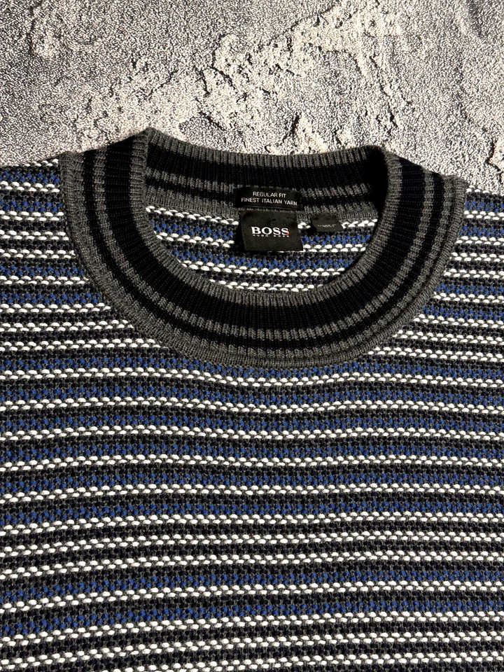 Hugo Boss italian yarn men's sweater L - Image 4 of 4