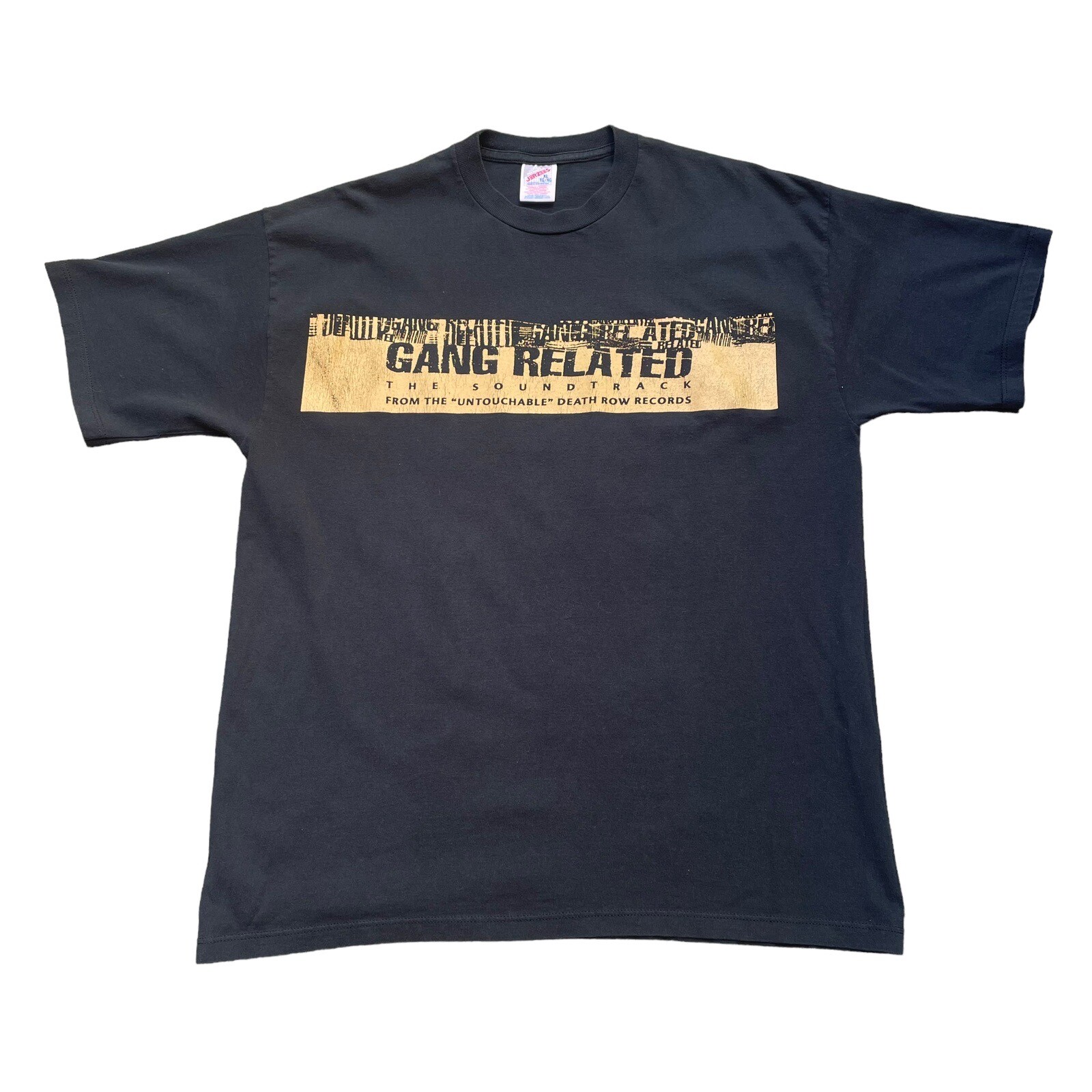 FILA T shirt maglietta promozionale 1997 gang correlated DEATH ROW RECORDS vintage anni 90 2pac rap hip hop film