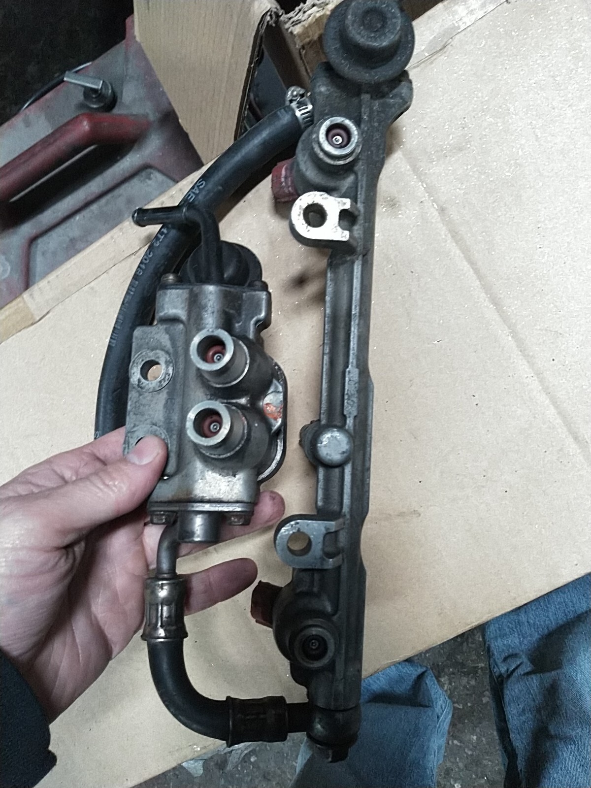 Mazda RX7 FD3S Secondary Fuel Rail & Injectors 13BREW Rotary Engine eBay