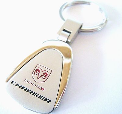 CHARGER KEY CHAIN RING FOB DODGE V6 V8 HEMI SRT RT HELLCAT 2022 2021 CHROME NEW