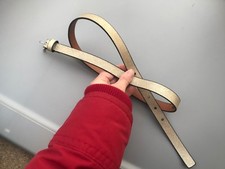 Gap Womens Metallic Leather Belt P6146EUCH-11 SPLIT HIDE COW LEATHER SIZE S