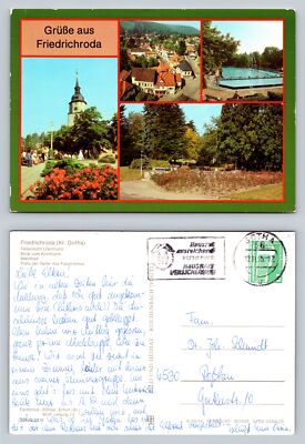 Grüße aus Friedrichroda Postcard with Scenic Views and Vintage Appeal